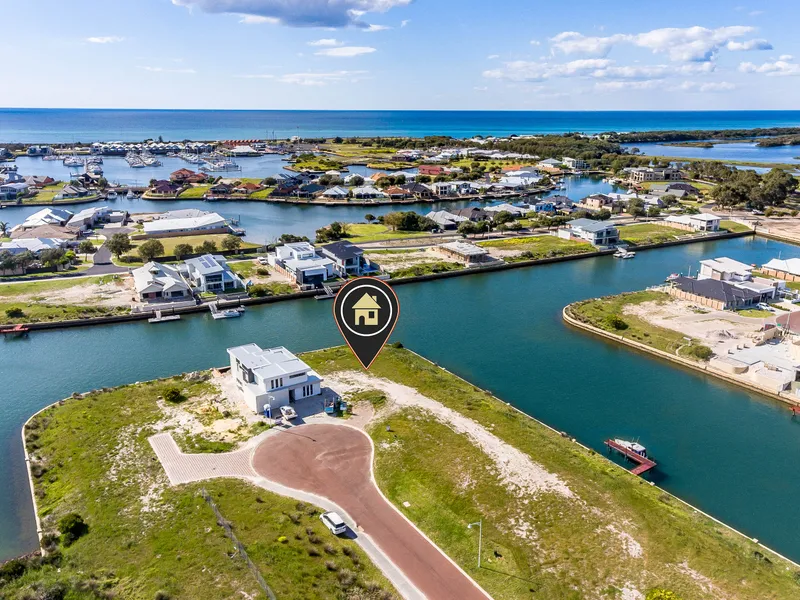 1,166sqm monster block with monster 60m dual water frontage!