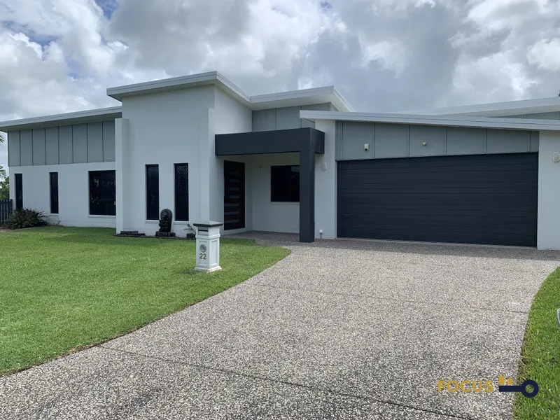 Modern Home in Rural View