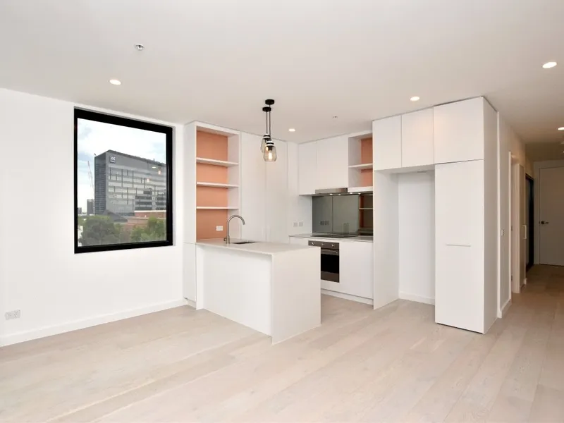 One spacious bedroom with natural light and bountiful amounts of wardrobe space!