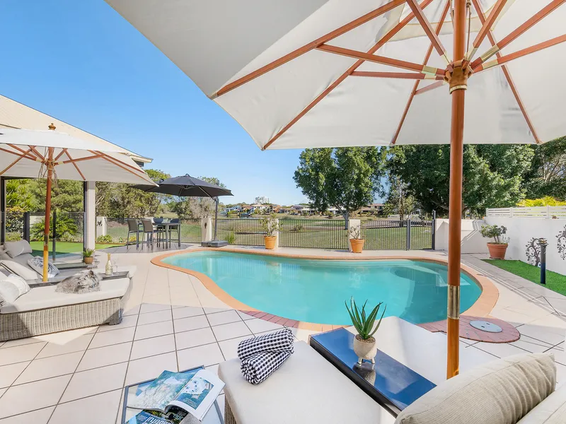 Unrivalled entertainers' residence in privileged Golf Course locale.