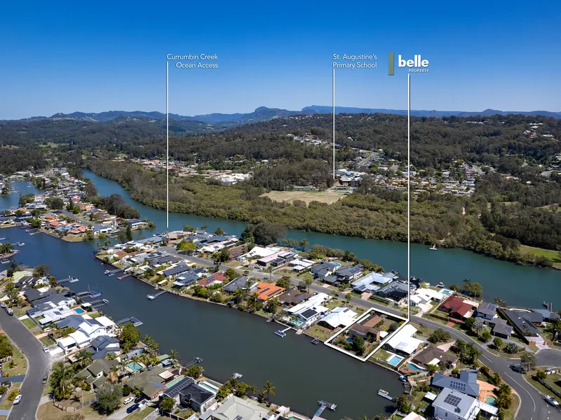 A Dual Living Waterfront Home just Minutes from the Beach!
