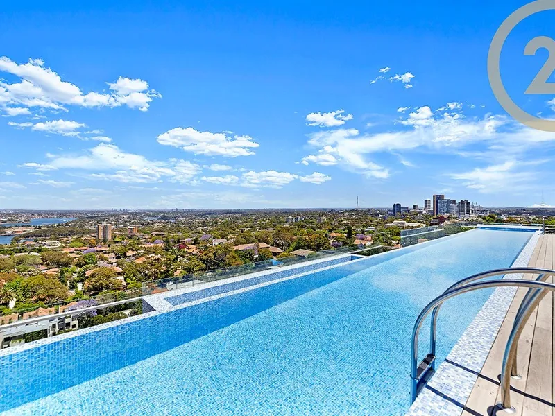 Glamorous resort-style living 2 bedroom with parking in the LUXURY 'Lucent' building