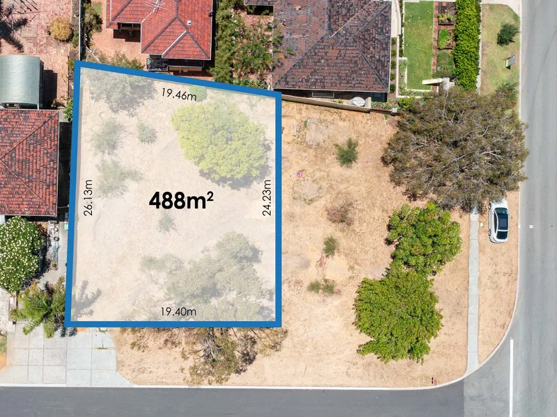 OUTSTANDING BUILDING BLOCK, WIDE FRONTAGE, SUPERB LOCATION
