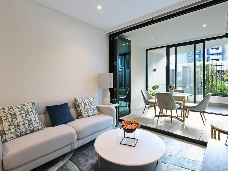 Brand New 1 Bedroom with podium level Courtyard