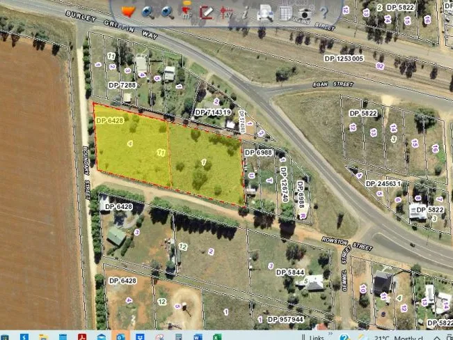 2.2 Acres Approx Over Two Seperate Titles Mid Way Between Temora & Griffith.