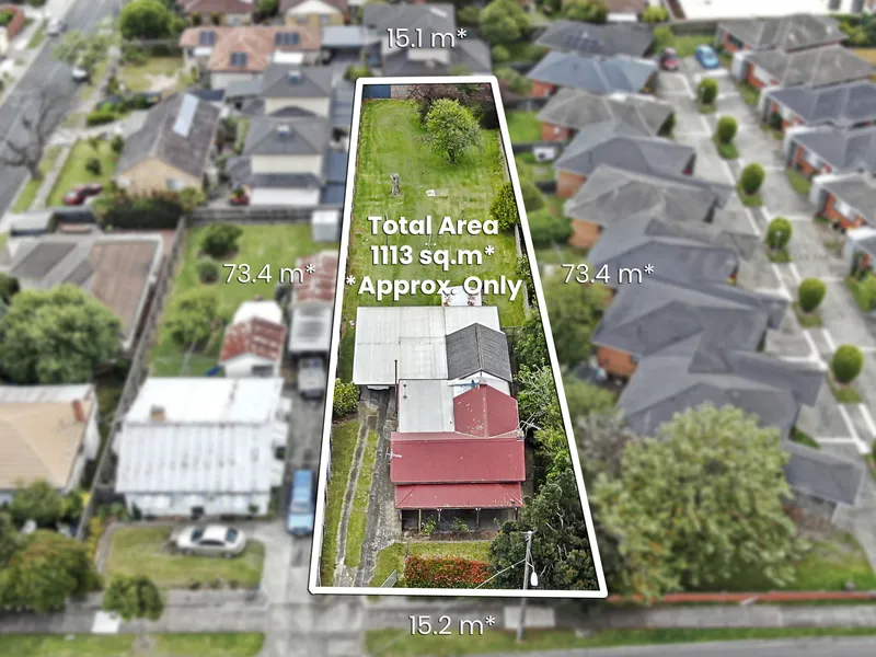 Huge block of 1113m2 - Bring your development ideas to life!