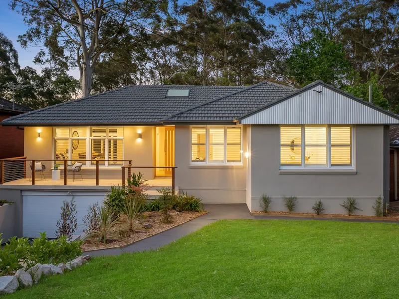 Fully renovated family home with north facing rear land