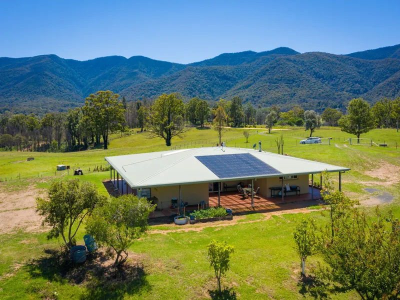Fully fenced 12 acres perfect for a horse loving family.