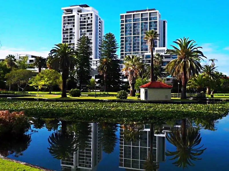 Partly Furnished 3 bedroom 2 bathroom 2 car bay apartment at East Perth!