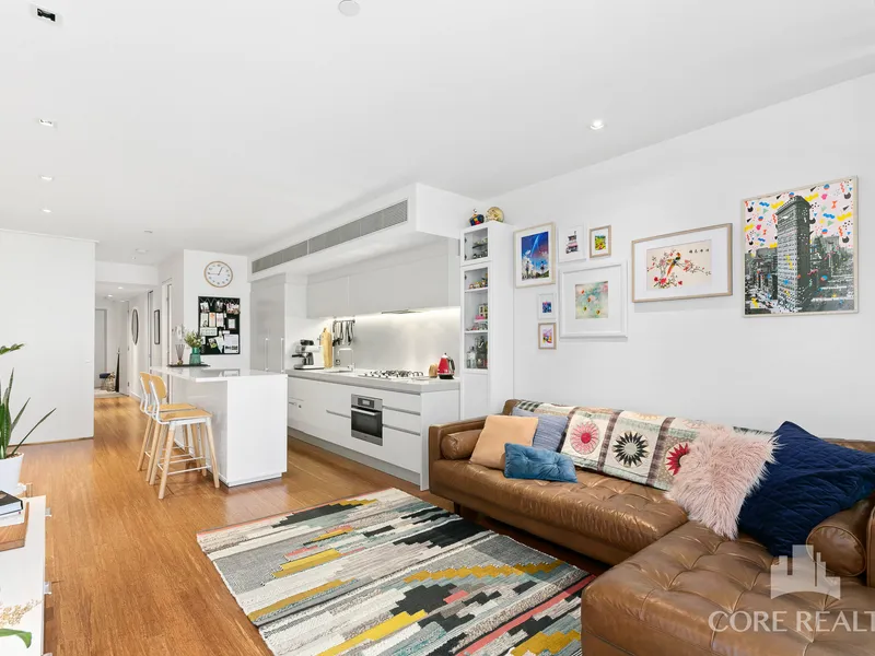 Luxurious two bedroom home in well sought after Triptych Building