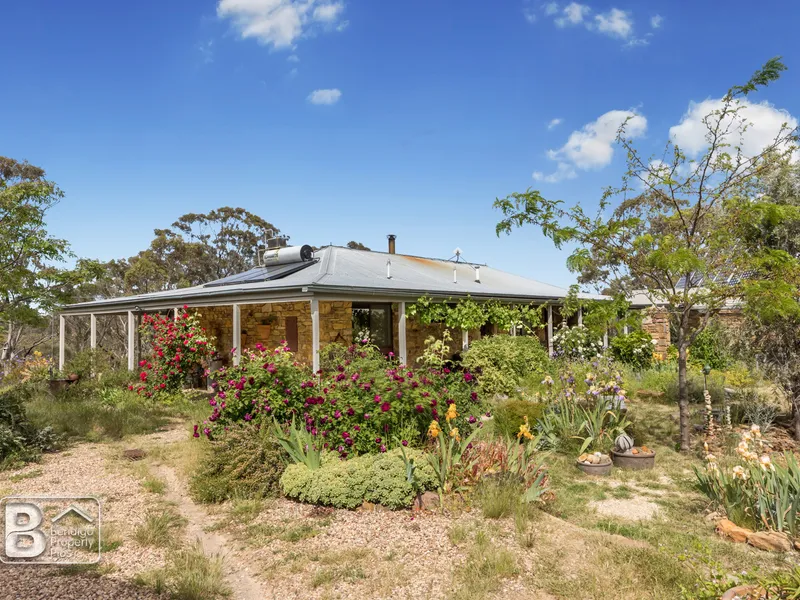 ‘Long Knoll’ 30 Acres with Stone Built Home 