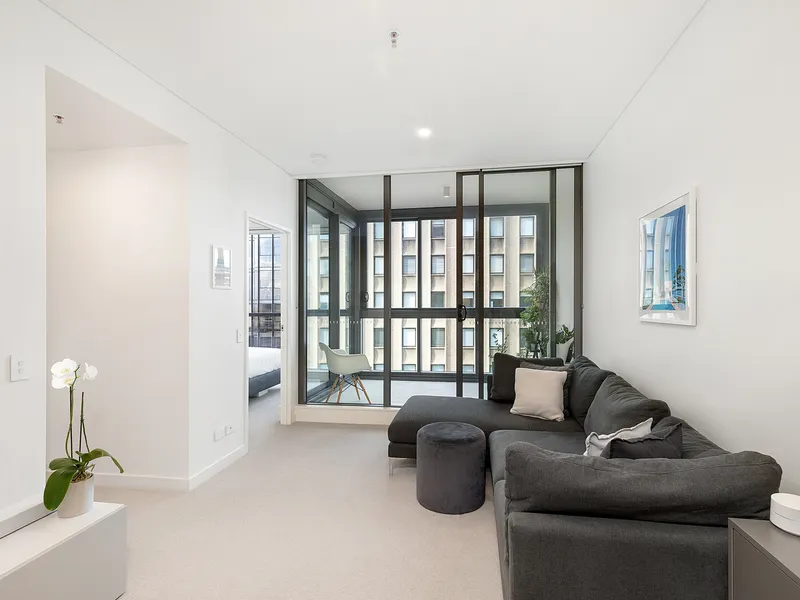 Luxury designer apartment set within the highly renowned 'Polaris' building