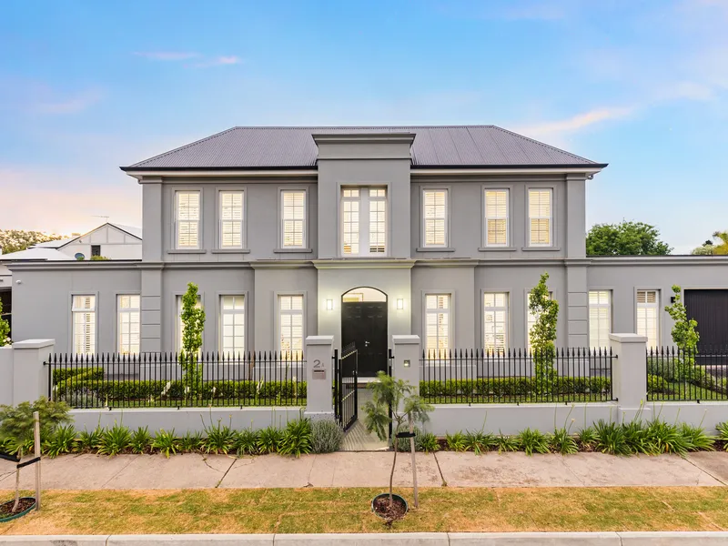 Prioritise perfection in a Georgian inspired mansion on the cusp of charming Prospect Precinct…