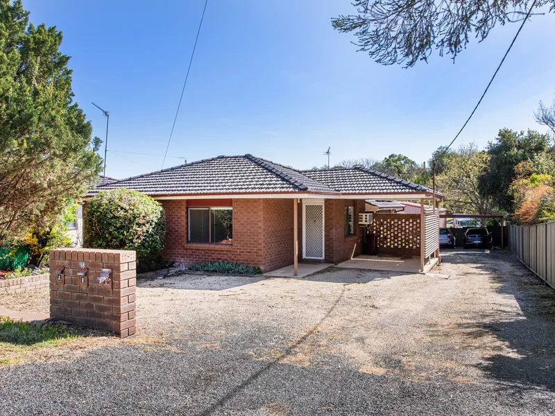 Modern unit close to town