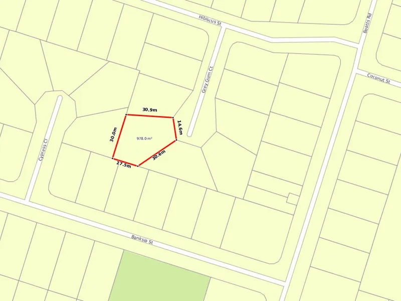 978 SQ.M. BLOCK LOCATED IN CUL-DE-SAC !