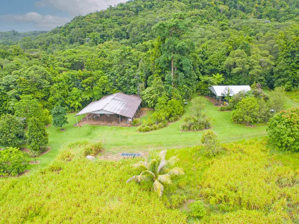 25.33 ha/ 62.5 ACRES, OPEN PLAN HOME, SHED, CREEK & WATERFALLS, TROPICAL HIDEAWAY-offers over $600,000.