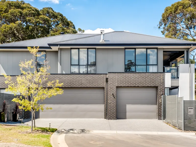 Modern masterpiece overlooking Mount Barker