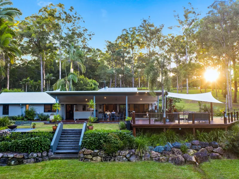 Stunning 10 Acres with Dual Living and Pool. 