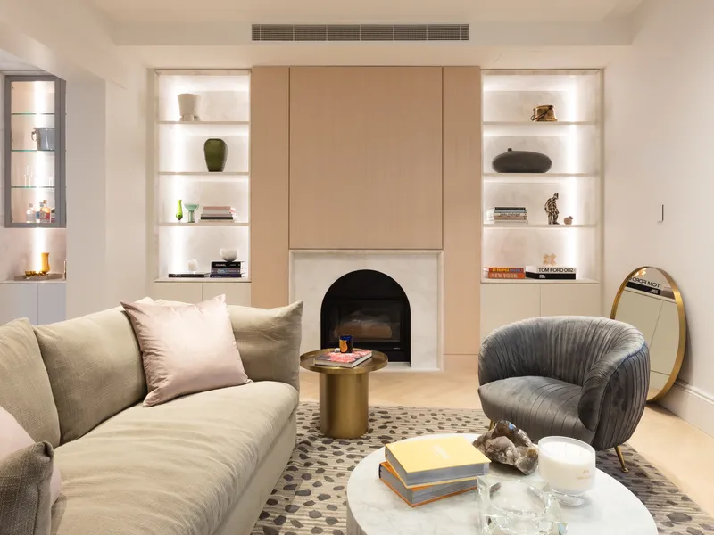 Luxuriously appointed terrace in The Harrington Collection