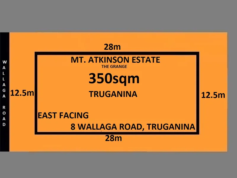 *BLOCK FOR SALE IN PREMIUM THE GRANGE OF MT ATKINSON TRUGANINA*