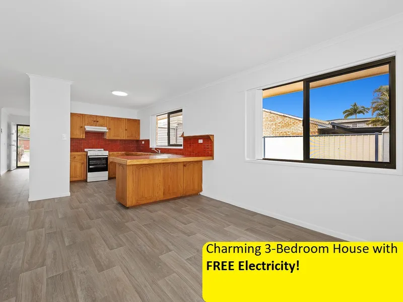 Charming 3-Bedroom House with FREE Electricity!