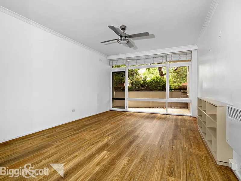 Spacious Ground Floor Unit Privately Tucked Away At The Back Of The Block