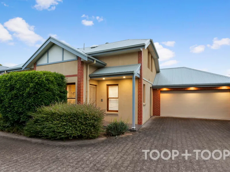 Quality Built Executive Townhouse with Convenient Parade locale