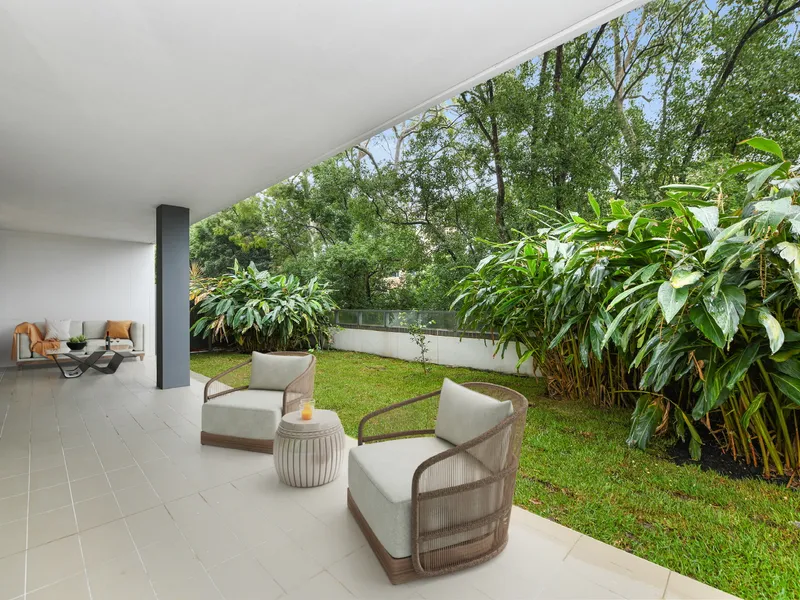 Rare Oversized Two bedroom Garden Apartment