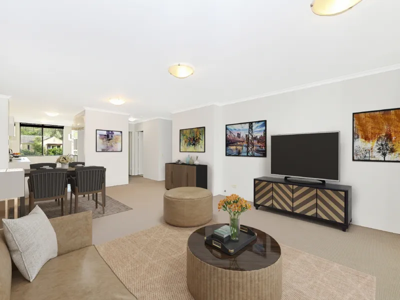 BEAUTIFULLY PRESENT 2 BEDROOM UNIT WITH OPEN PLAN LIVING OVERLOOKING BUSH SETTING