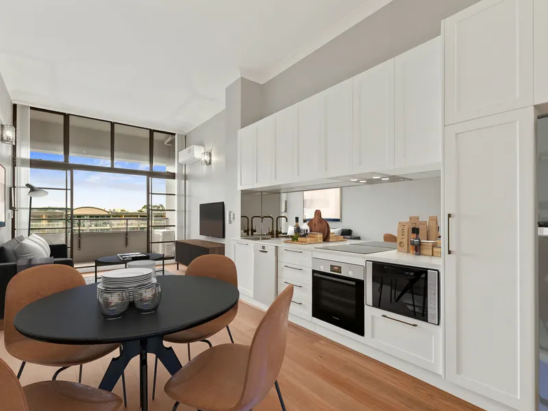 Contemporary warehouse conversion apartment with parking