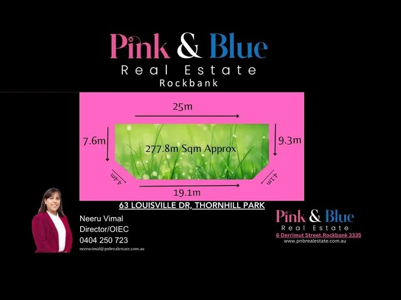 63 LOUISEVILLE DRIVE , THORNHILL PARK 3335 – First Home buyer or investment portfolio