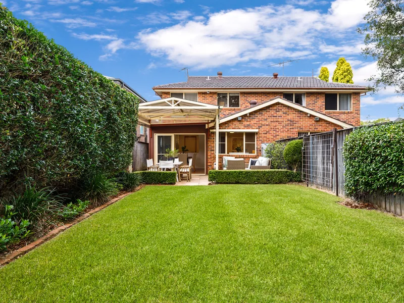 Beautiful home with a level backyard
