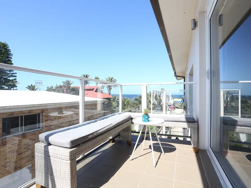 North facing two bedroom apartment on the beach