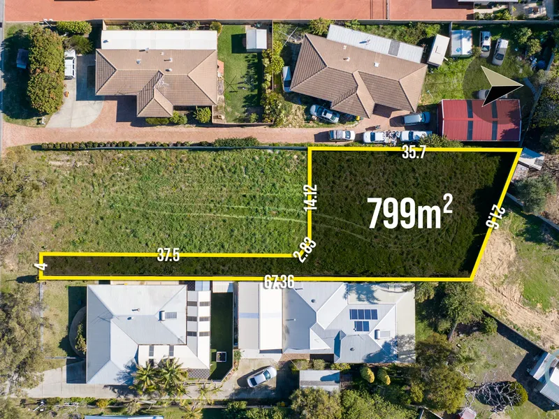 Large and private land ready for you to build
