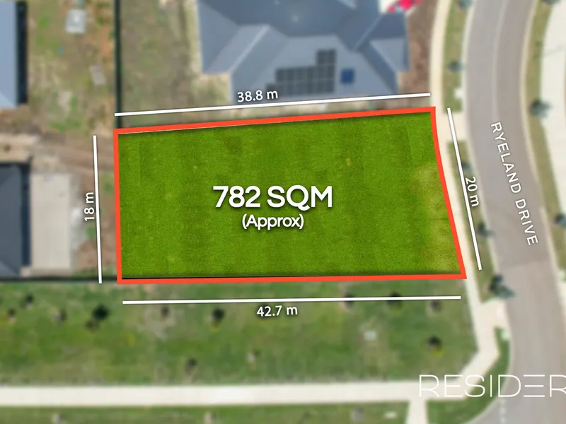 Titled 782m2 block with no easements!!!