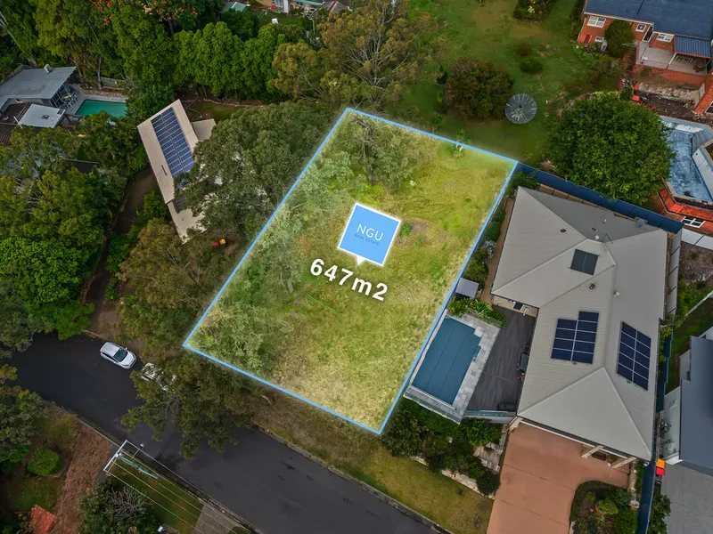 A Rare Blank Canvas To Build Your Dream Home Within Indooroopilly School Catchment.