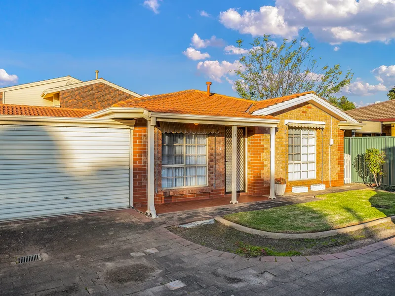 Easy care two-bedroom property minutes from the centre of Adelaide