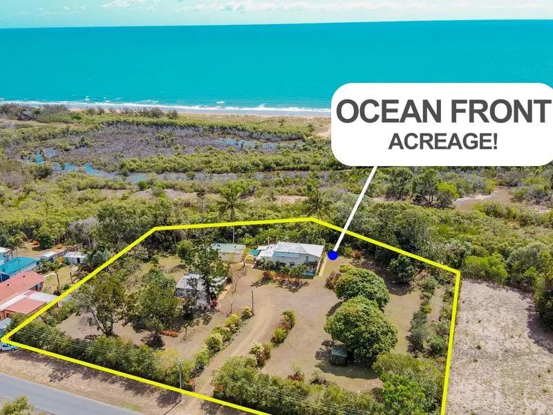 OCEAN FRONT ACREAGE ON HUGE DOUBLE BLOCK!