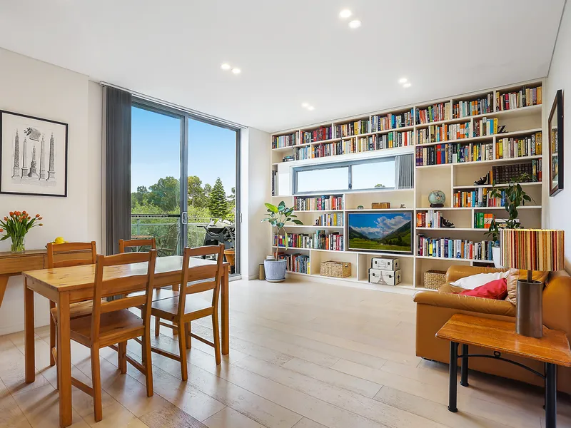 Elevated district views in acclaimed Industri complex