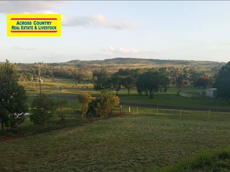 FENCED BLOCK WITH A SHED & BREATHTAKING VIEWS