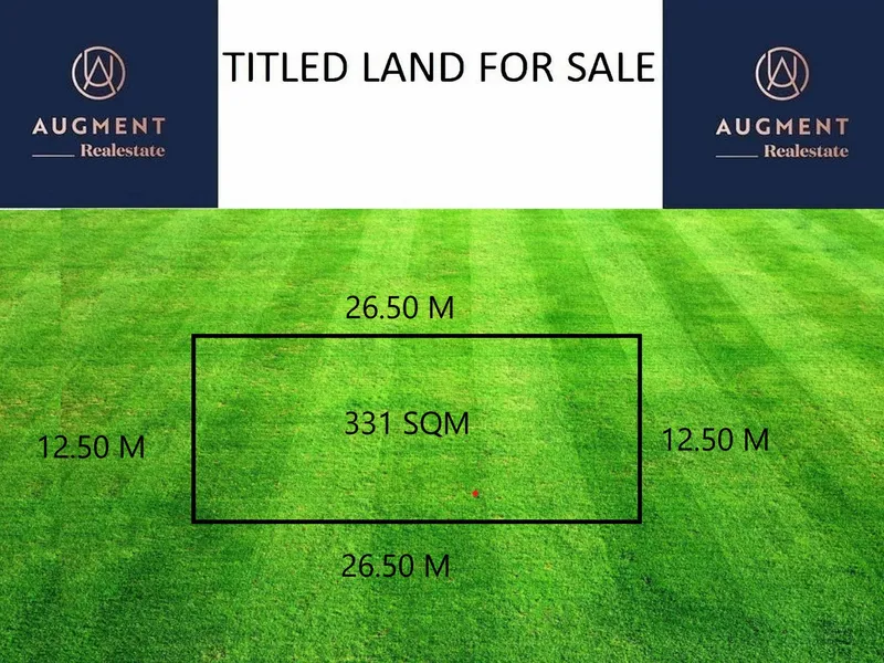 AMAZING OPPORTUNITY TO SECURE THIS TITLED LAND TO BUILD YOUR DREAM HOME