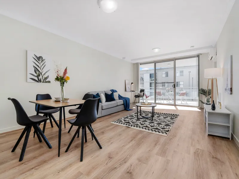 Contemporary light filled apartment in high growth setting
