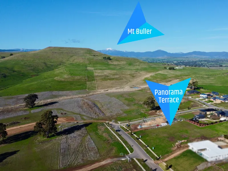 Uninterrupted north facing views to the Samaria Ranges