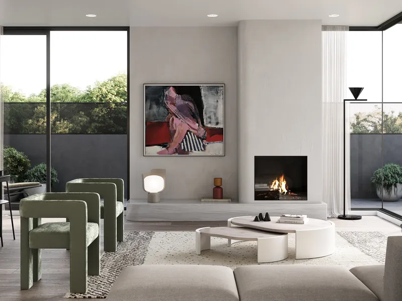 Luxe Living with Lush Gardens