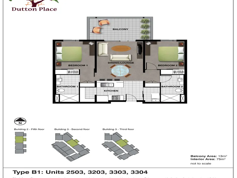 $580 2 bedroom apartment at Dutton Place