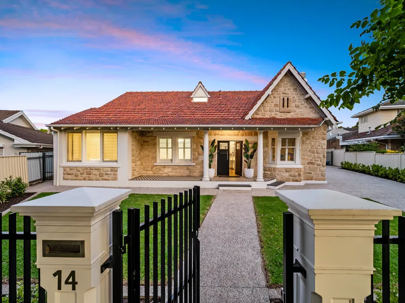 C1932 Tudor with tennis court, pool and an out-of-this-world transformation on the park…
