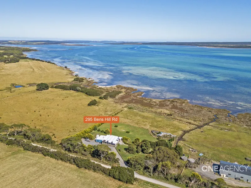 4 acres of pure water frontage!