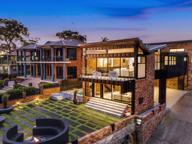 Luxury designer residence in premier bayside location with picturesque water views