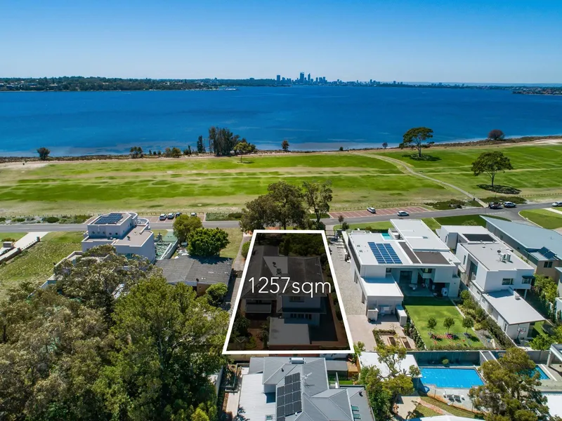 IMAGINE, A 1257SQM BLOCK WITH UNINTERRUPTED VIEWS ACROSS THE RIVER TO THE CITY