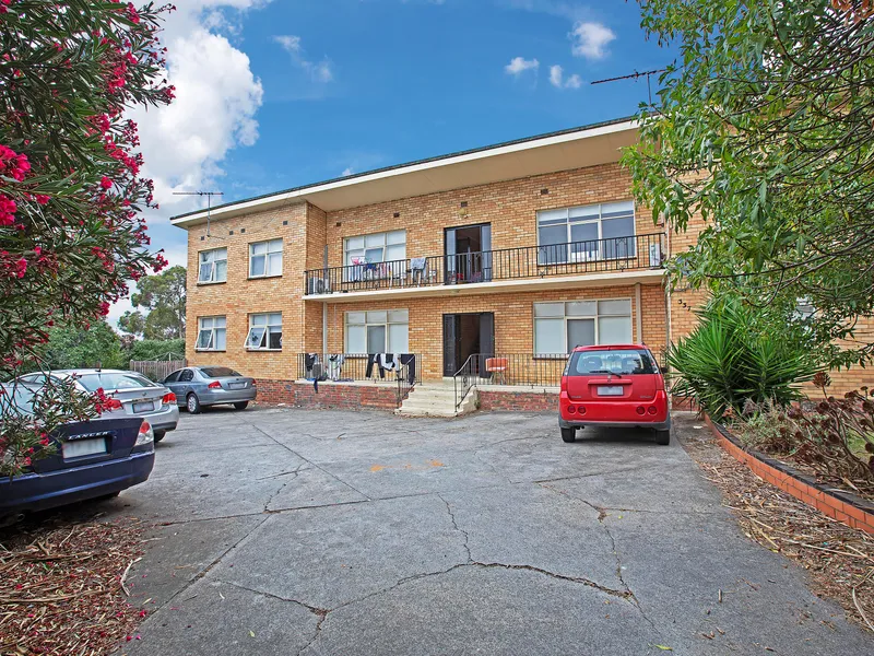 This stylish three bedroom first floor unit is the perfect find!